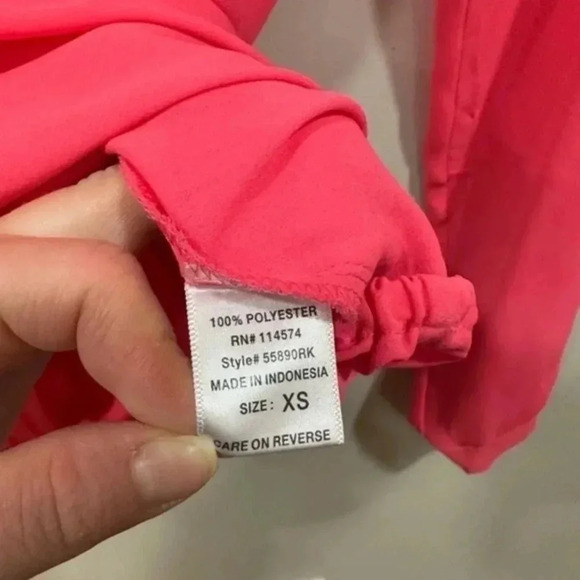 Ro & De Pink Peekaboo Blouse XS - Picture 4 of 8